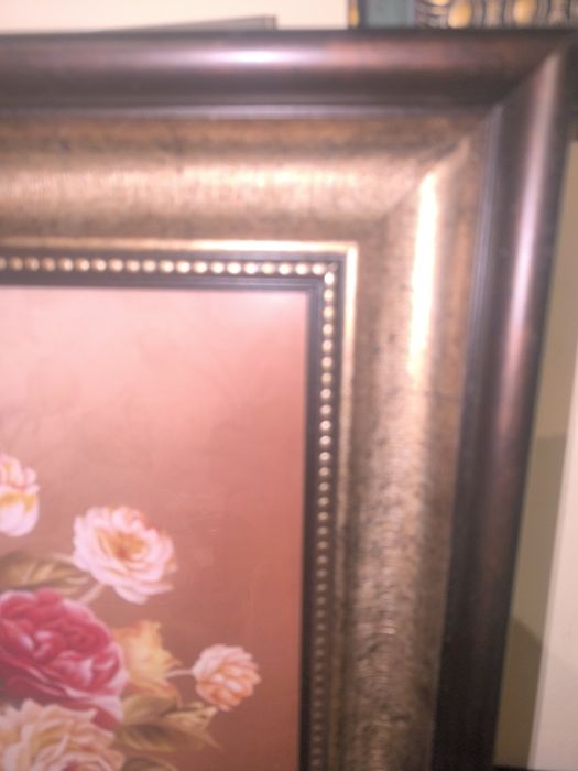 Картина в рамка с стъкло Рози 70/55