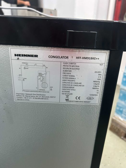 Congelator Heinner HFF-HM91BKE++