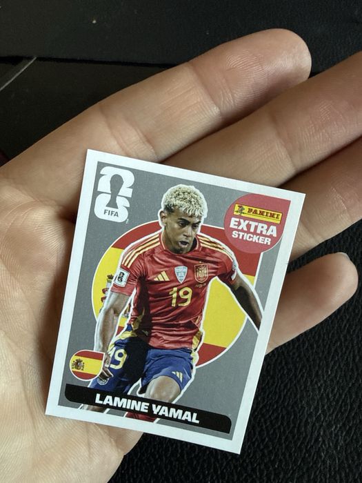 Extrasticker Lamine Yamal silver world cup 2026