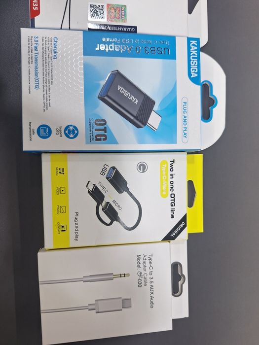 Продам OTG переходники, USB-хабы, AUX, картридеры и тд