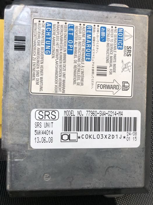 SRS airbag Honda CR-3 ляв волан 77960-SWA-G214 | G212