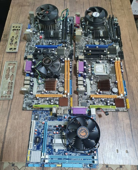 Мат.плата G41+cpu+куллер АРЗОН НАРХДА