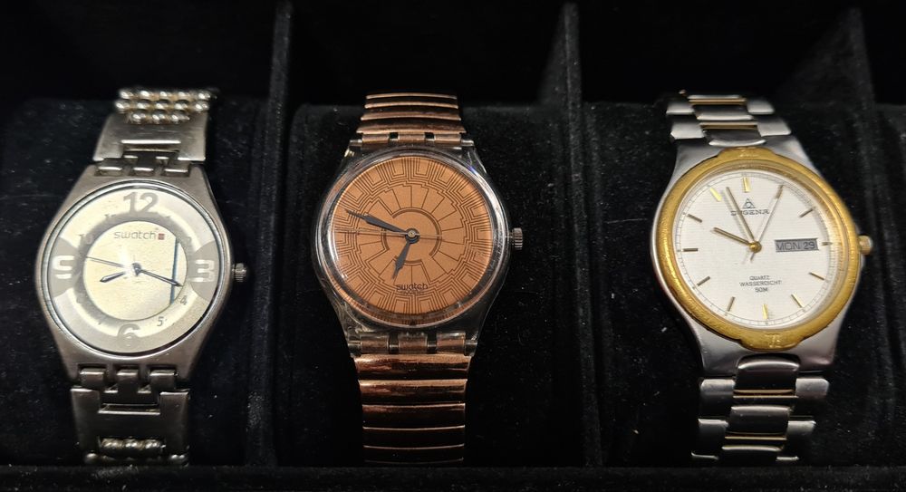 Colectie ceasuri Tissot, Swatch, Junghans, Dugena, Pulsar
