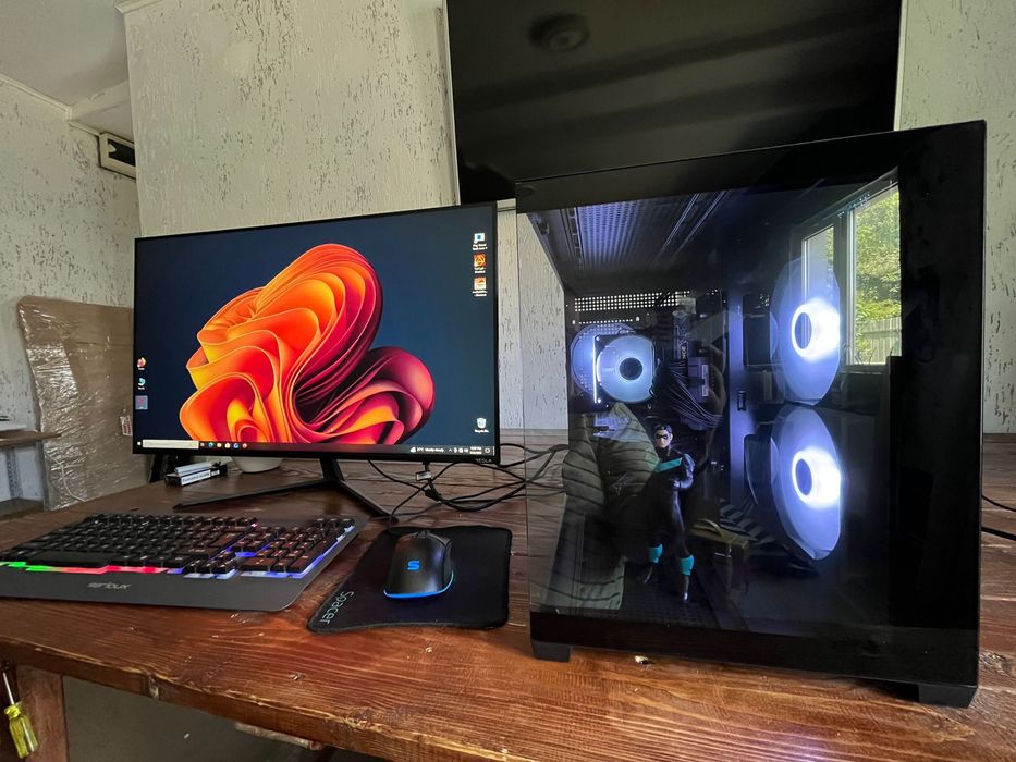 Unitate pc Gaming i5 1080p 16gb ram M2 Nvme hdd video Amd  8gb
