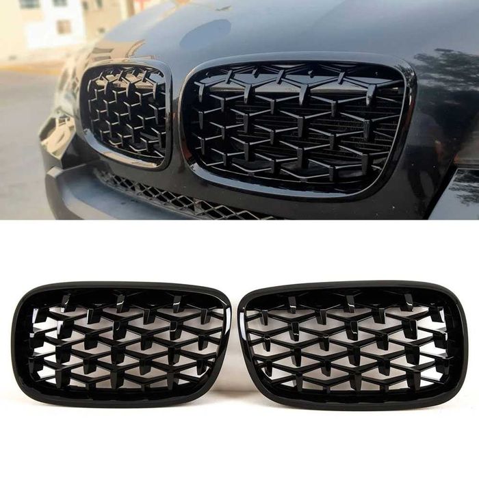Бъбреци с Diamond style черен лак BMW серия X5 X6 E70 E71 2006, 2013