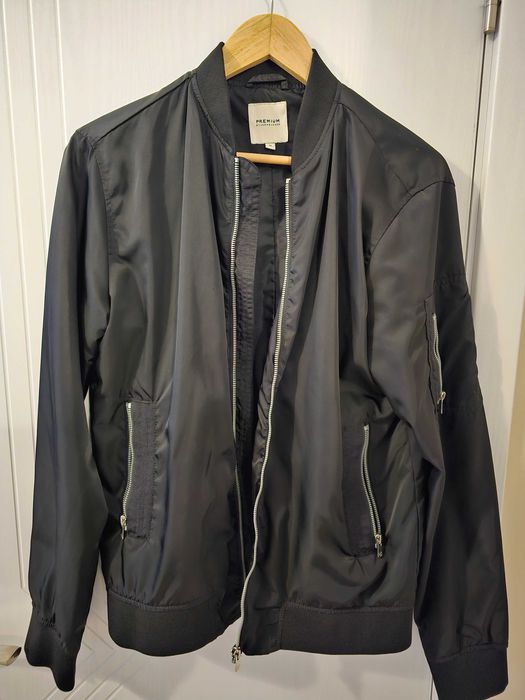Мъжко бомбър яке Premium by Jack & Jones – размер M – Черно