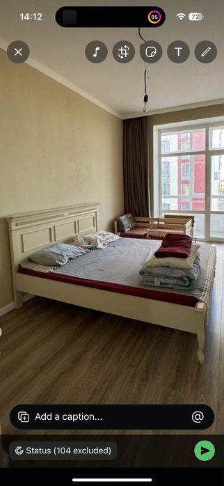 Шкаф, кровать/ итальянская мебель Cavio