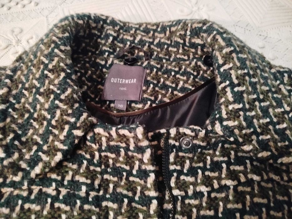 Късо палто NEXT – меланж, размер XL (UK16)