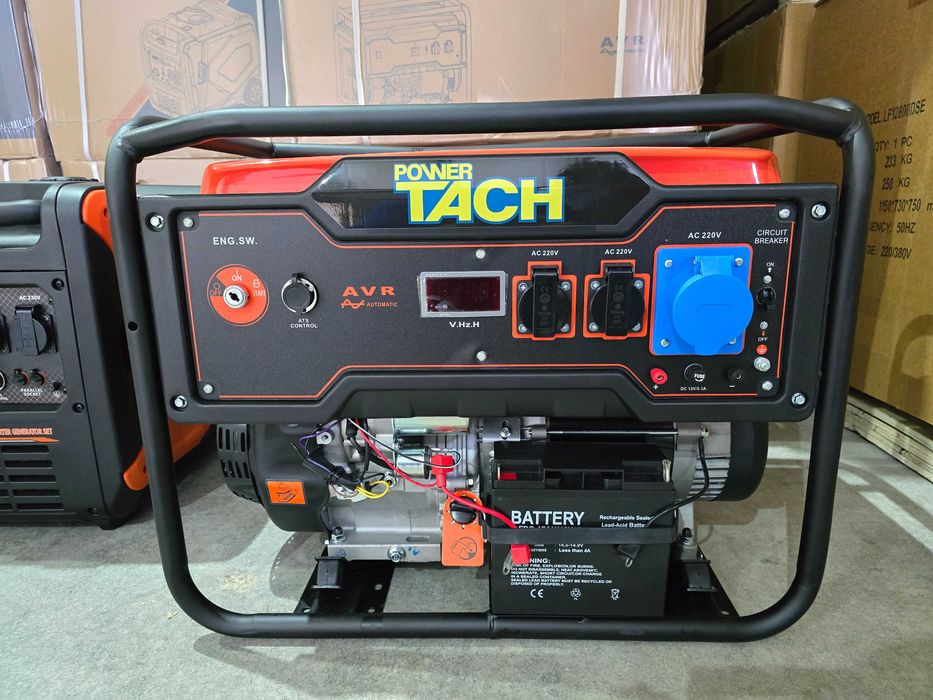 2025 8KW Генератори за ток агрегат за ток моно  дисп с ел. старт 16 Hp