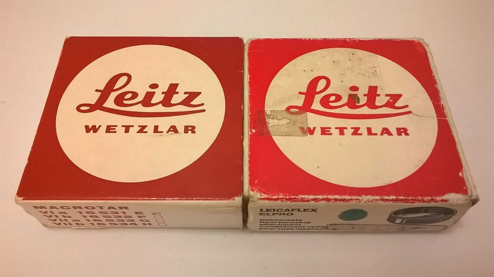 Leica obiectiv filtru aparat foto Leitz Wetzlar ELPRO 2 bucati