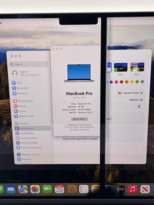 Macbook pro m1 pro 2021 16gb 512gb