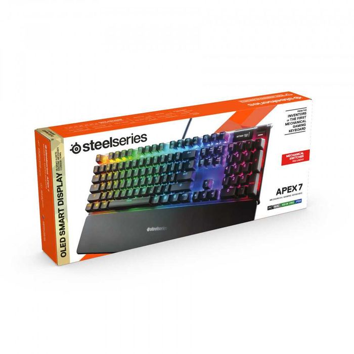 клавиатура steelseries apex 7 red