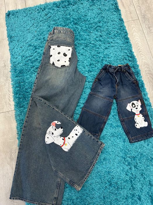 Дънки за мама и бебе