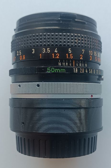 Canon FD 50mm 1.8 S.C. + RF адаптер