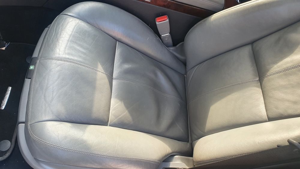 Interior piele gri Mercedes S class W221 scaun bancheta dreapta stanga