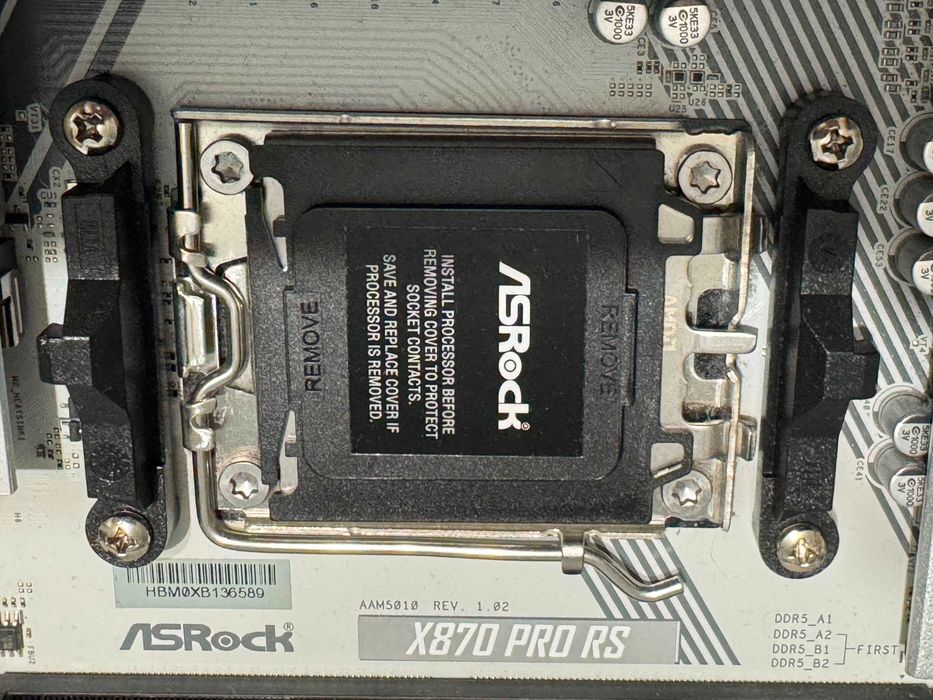 Placa de baza ASRock X870 Pro RS, AMD X870, AM5, ATX, DDR5 / garantie 2 ani.
