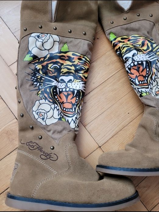 Ed Hardy Cizme piele naturala