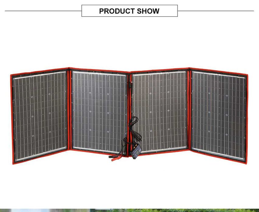 Олекотен МОЩЕН Соларен куфар 200w - 12v  слънчев панел гъвкав соларен