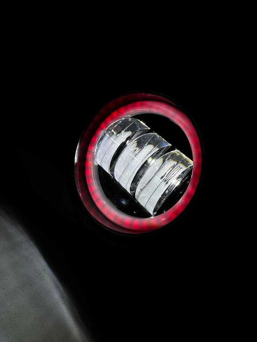 Красные LED фары 30w универсальные