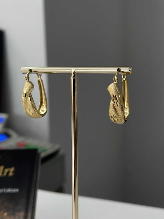 Cercei Placati cu Aur