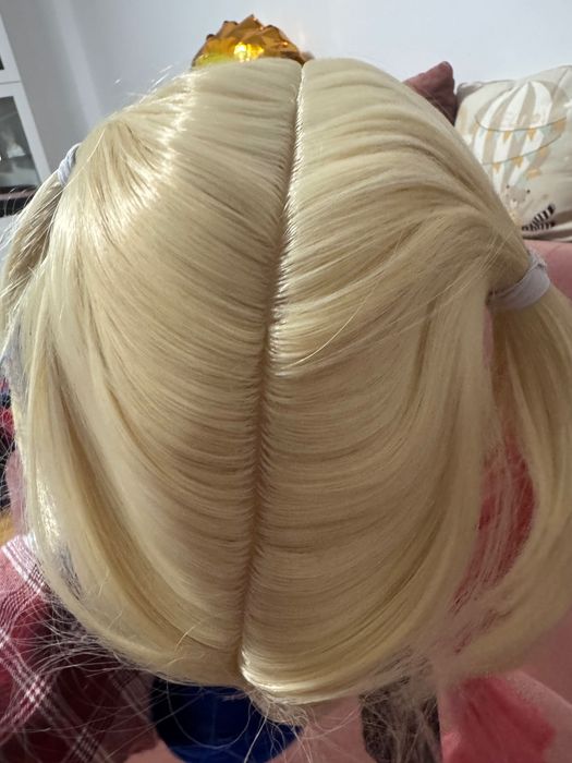 Peruca NOUA Harley Quinn, cu eticheta si accesorii