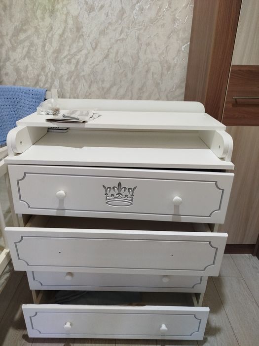 Стол пеленальный с комодом б/у