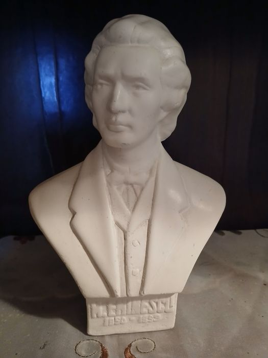 Bust decor statueta Mihai Eminescu decorativa