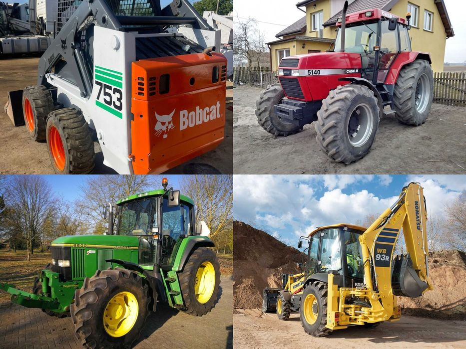 Stickere autocolante Bobcat, Komatsu, JCB, CAT, Case, John Deere, FIAT