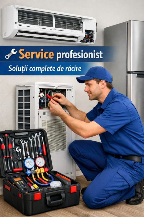 Reparatii frigidere, montaj service aer conditionat