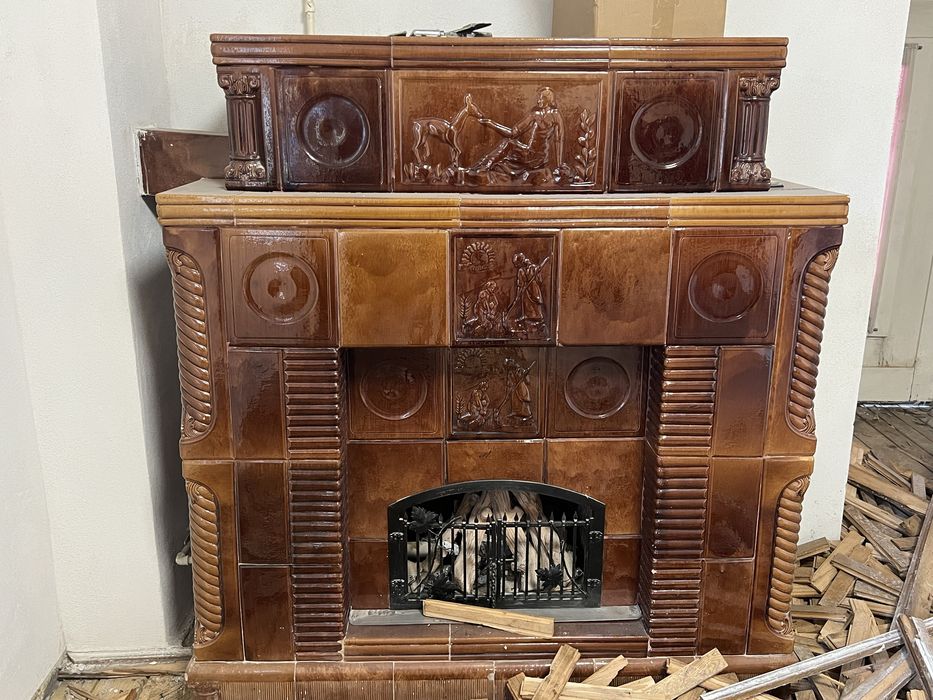 Soba teracota pe gaz