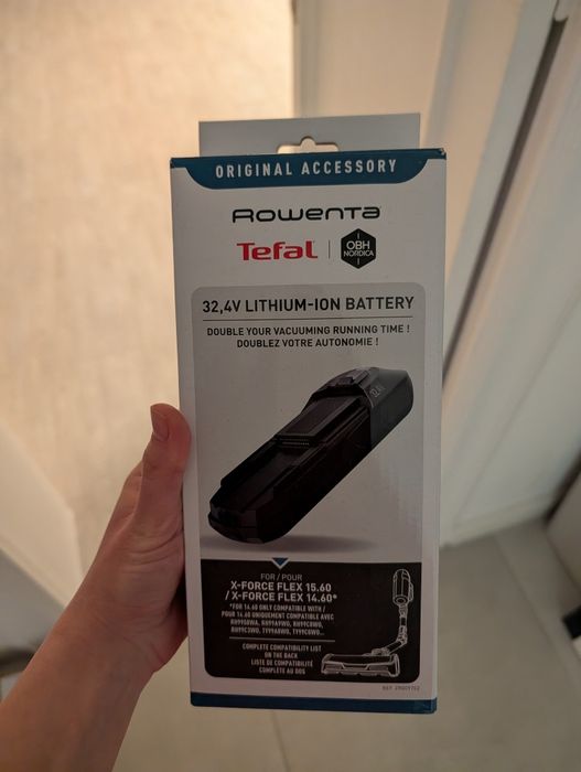 Baterie Rowenta ZR009706,25.9V, Lithium-Ion, autonomie 60 minute, comp