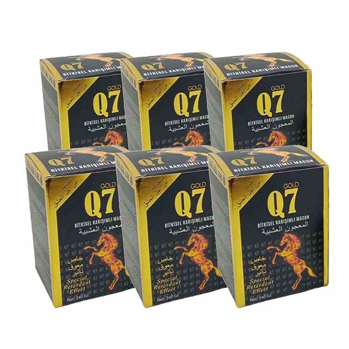 Magiun turcesc Original Q7 Gold 240g macun miere turceasca