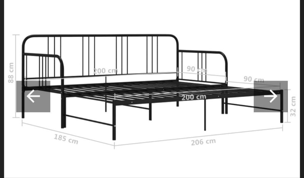 Разтегателна кушетка легло / диван с два матрака