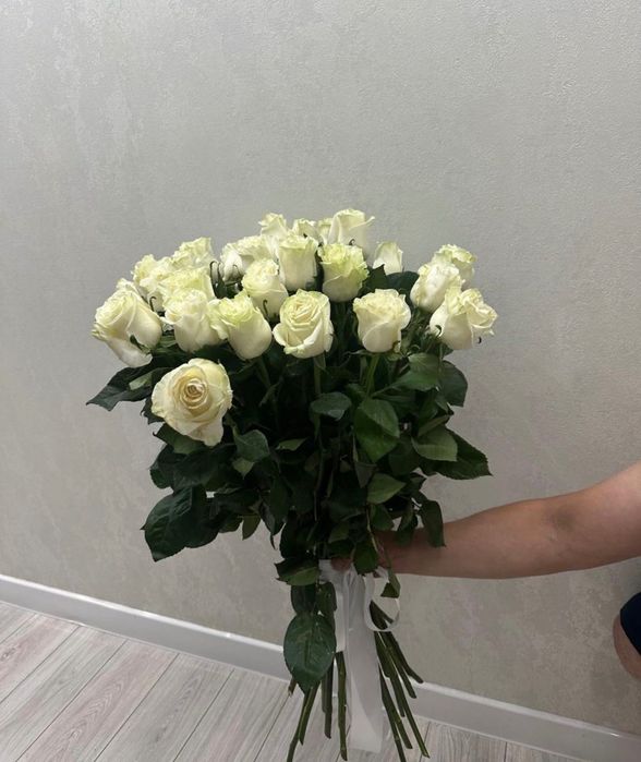 Красивый букет роз