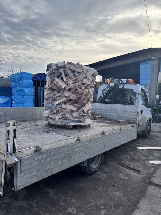 Lemne de foc paletizate, 0.9mc, fag, 1.2 m x 1.6m