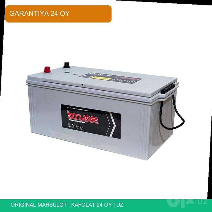 Akumulator Solite 235Ah 1200A fura kamaz avtobus yuk akkumlyator
