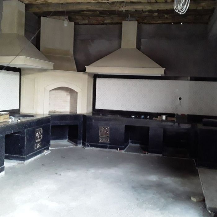 Летние кухни.ВЫТЯЖКИ. Очаги.Камин