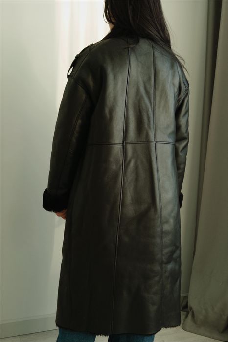 Кожаная дублёнка