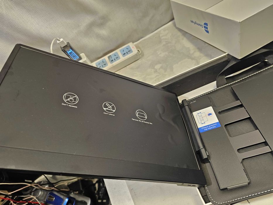 Monitor portabil dual screen Domyfan Kefeya s3 Laptop