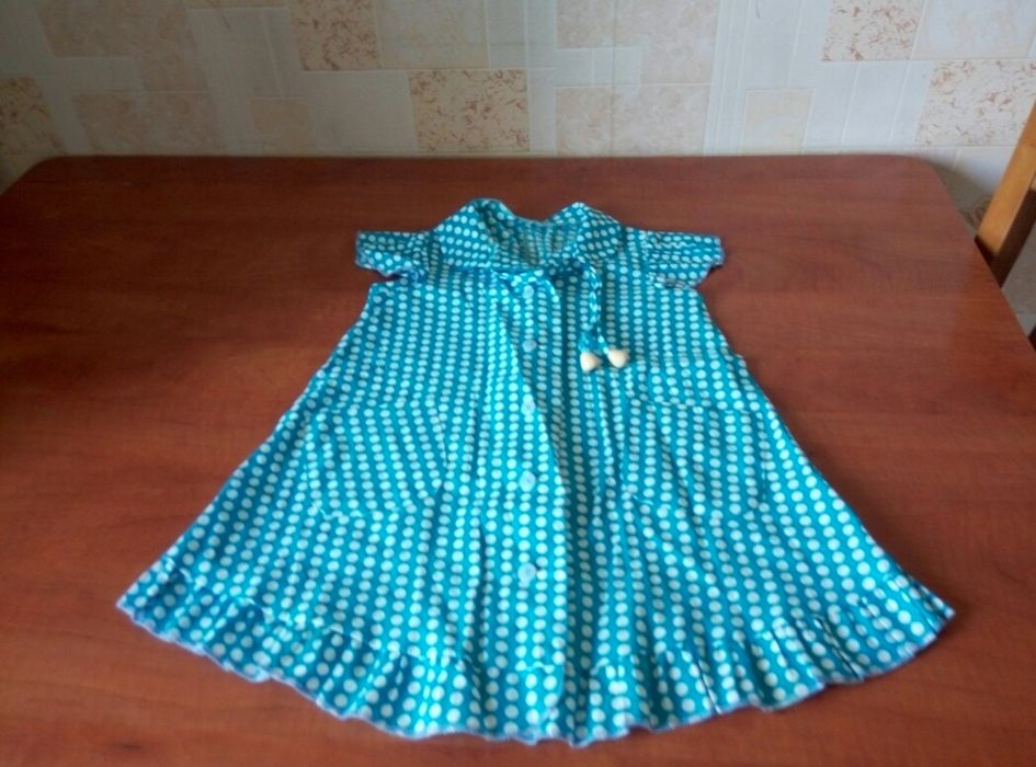 Платье детское розовое