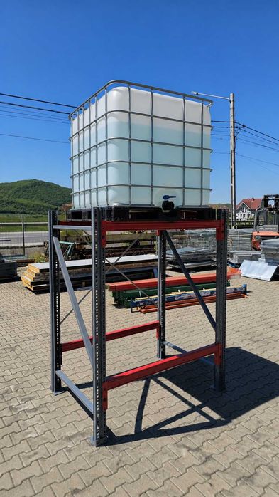 Suport metalic pentru butoi apă (IBC) – Heavy Duty