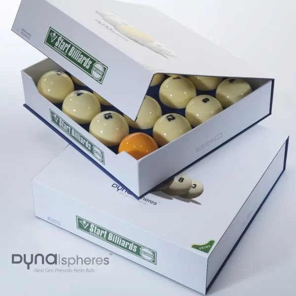 Бильярдные шары СТАРТ Dynaspheres 67мм Жёлтый и красный биток. Новое