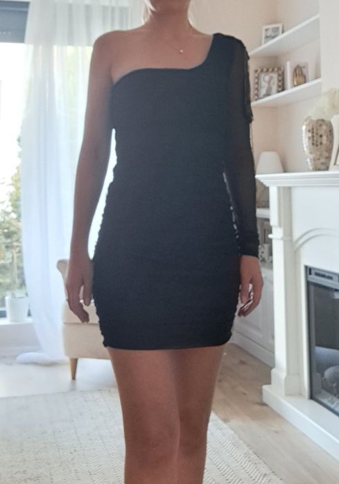 Rochie ocazie model asimetric