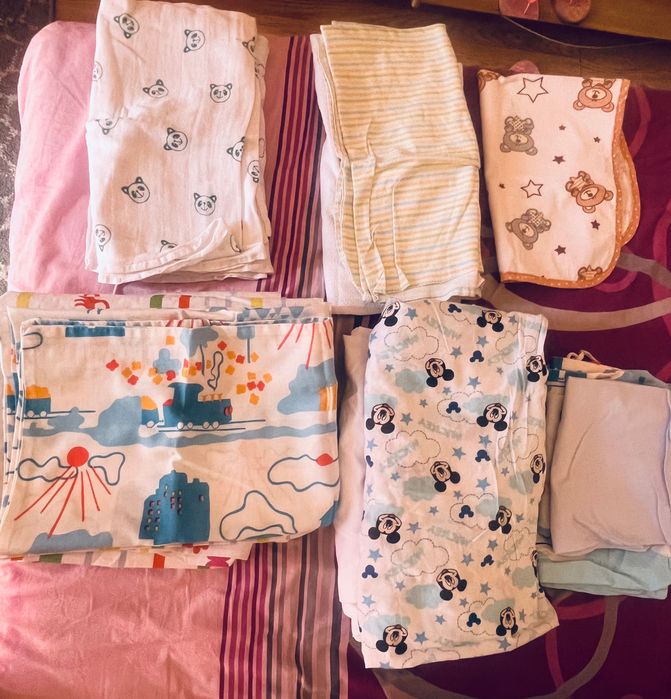 Бебешки чаршафи,калъфки