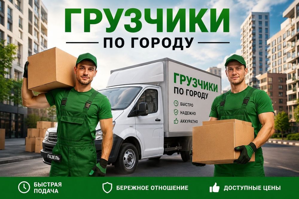 Услуги грузчика и Газель грузоперевозки вывоз мусор