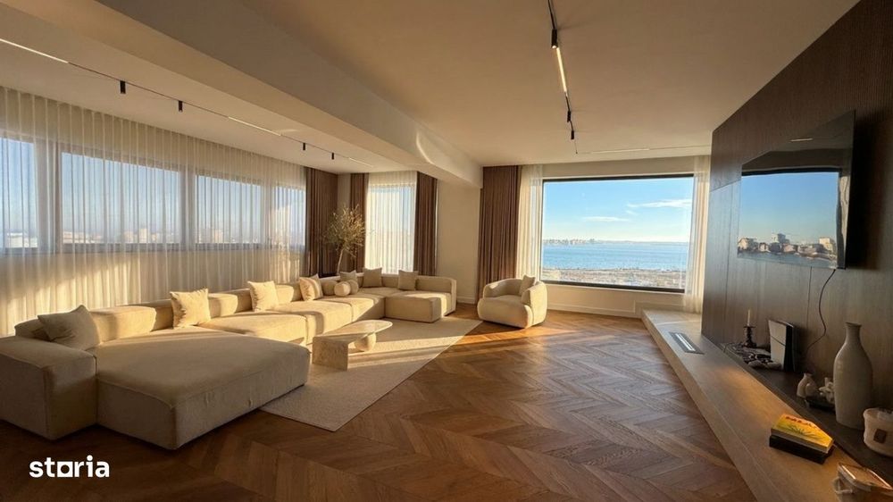 Penthouse pe bune, 5 camere, vedere la Mare si la Lac, 5 parcari subte