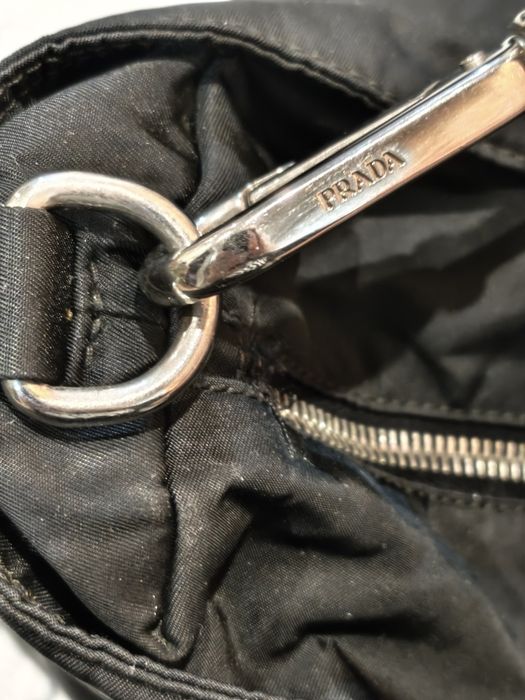 Оригинал Prada Tessuto Nylon Винтаж сумка черная
