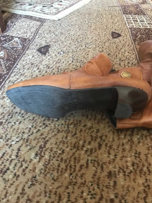 Полусапожки кожаные