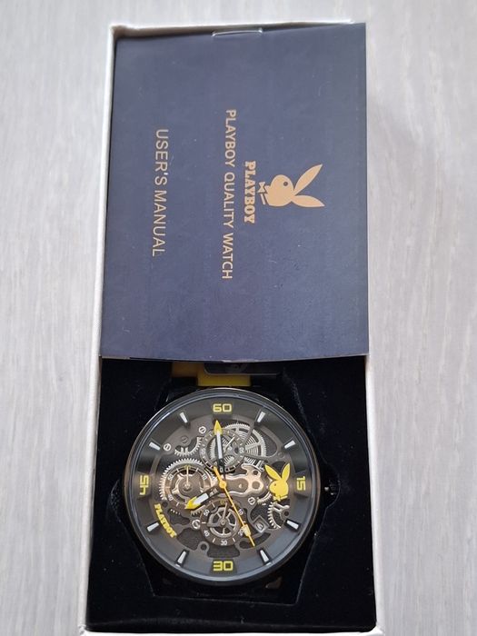 Ceas barbati, mecanism Quartz, colectia PLAYBOY