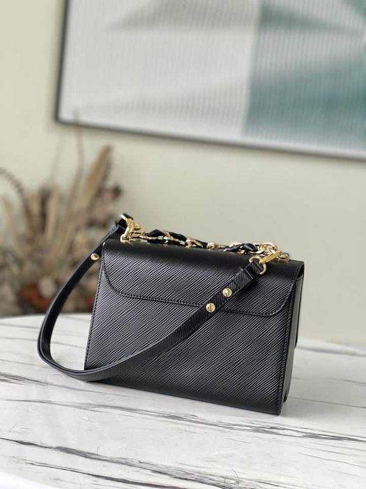 Geanta LV Louis Vuitton Twist 23 cm, negru, Premium